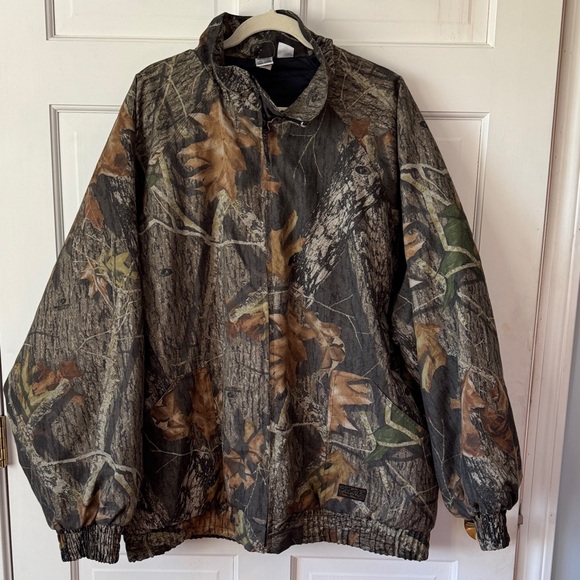 Mossy Oak Camouflage Jacket - Brown and Green - Picture 1 of 7